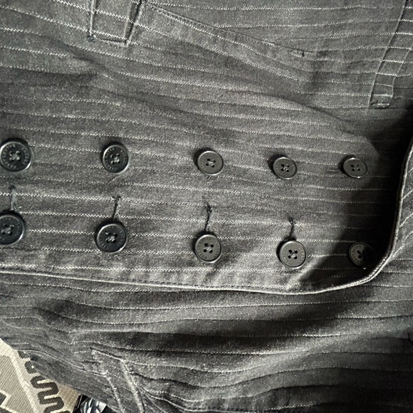 Vintage Lauren Jeans Co. Premium
Size Large Crop Jean jacket Double breasted - Picture 8 of 10